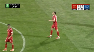 گل اول پرسپولیس به گل گهر (سوپرگل سرگیف)