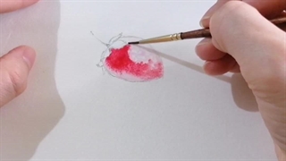 توت فرنگی آبرنگی