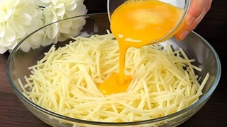 سیب‌زمینی با تخم‌مرغ از پیتزا بهتر است! ارزان و آسان!