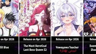 انیمه های بهار 2026 انیمه هایی که من پیشنهاد میکنم ببینید