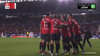 گل اول اوساسونا به رئال مادرید (بودیمیر - پنالتی)