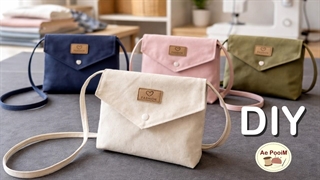 کیف رودوشی برزنتی دست‌ساز سریع و آسان | زیبا و جمع‌وجور