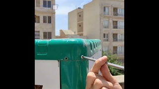 آموزش نصب سایه بان کولر
