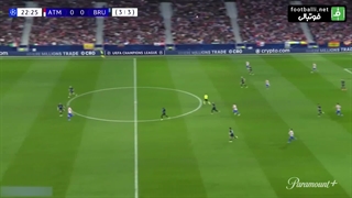 خلاصه بازی اتلتیکو مادرید 4-1 کلوب بروژ