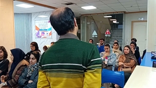 کلاس آموزشی ارتباط با بیمار با تدریس غلامرضا ایسوند