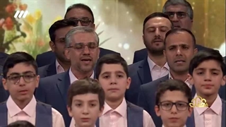 اجرای اسماءالحسنی - نوجوانان گروه محمدرسول الله(ص) در برنامه محفل 1404
