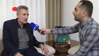 پیکر شهید ورزشکار کربلایی داود سهرابی در امام زاده یحیی تهران - اغتشاشات دیماه 1404