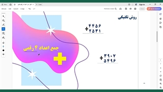 ِآموزش جمع اعداد ۴ رقمی به روش تکنیکی و فرایندی_ پایه سوم ابتدایی