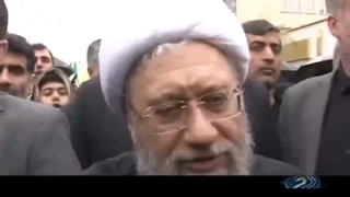 حضور رییس مجمع تشخیص مصلحت نظام در راهپیمایی روز جهانی قدس