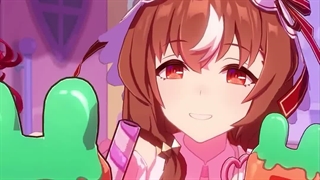ゲーム【ウマ娘 プリティーダービー】ライブ動画「めにしゅき♡ラッシュっしゅ！」ゲームサイズVer - اوما موسومه Uma Musume