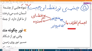 علوم هشتم - فصل 14 - نور و ویژگی های آن - بخش اول