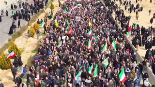 رودخانه خروشان مردم شاهرود در روز قدس