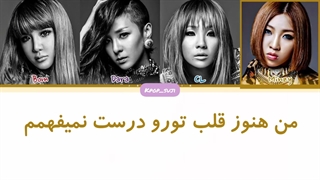 لیریک فارسی i love you از 2ne1 + کد رنگی