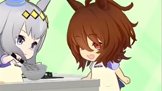 What Is She Doing T-T - اوما موسومه Uma Musume