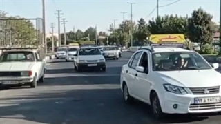 مانور تبلیغاتی آموزشگاه رانندگی حاتمی