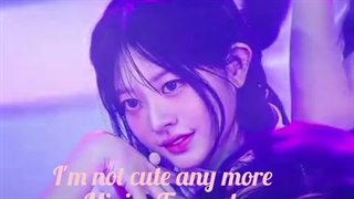 کاورم از l'm not cute any more برای دبیو