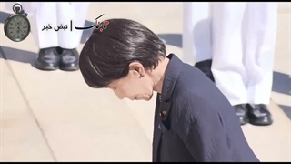 تعظیم نخست وزیر ژاپن به خلبان پرتاب‌کننده بمب اتم در هیروشیما