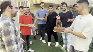 جشن تولد معاون - دانش آموزان با معرفت