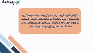 پیامد های جبران ناپذیر یک اشتباه کوچک در گزارش های مالی