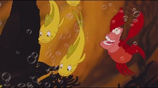 آهنگ سباستین Under the sea (زیر دریا) از پری دریایی کوچولو