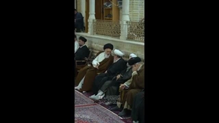 آیت الله علوی بروجردی و شیخ علی اکبر مهدی پور