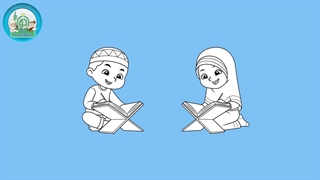 آموزش کودکانه زبان عربی - تخته رنگ بزنید
