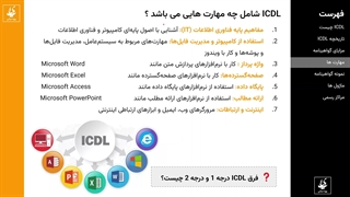 دوره جامع مهارت های ICDL