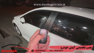نصب آپشنهای فابریک تویوتا کرولا نصب آینه تاشو کرولا نصب پاورویندوز فابریک کرولا