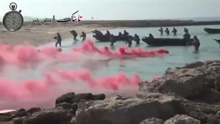 ویدیو تمرین اماراتی های حرامزاده برای اشغال جزایر ایرانی که ناکام ماند