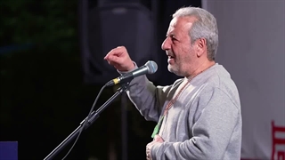 واکنش استاد هنرمند ابوالقاسم طالبی به سخنان عباس عبدی در تجمع مردمی میدان انقلاب - جنگ رمضان
