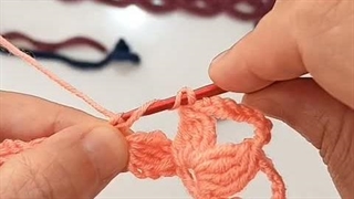 آموزش قلاب بافی/هدبند فانتزی دخترانه گل