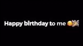 (:Happy birthday to me