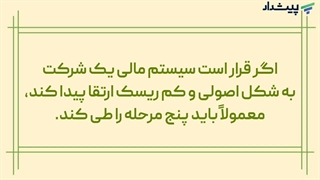 مراحل استقرار سیستم مالی در شرکت ها