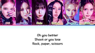 لیریک آهنگ Rock Paper Scissors از گروه ایزنا (IZNA)