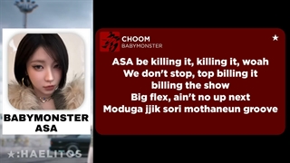 Sing if you don't see your bias ⭑ CHOOM • BABYMONSTER [w/ lyrics]