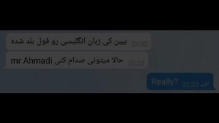 حرفه ای کار میکنم زبان