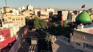 روضه خوانی ظهر عاشورا 1405 هیأت رایة‌العباس  حاج محمود کریمی