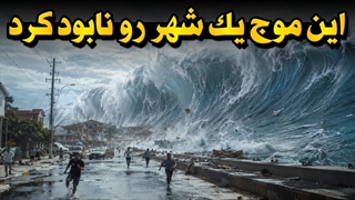 این موج یک شهر را نابود کرد