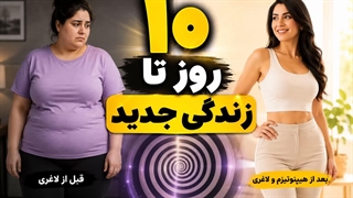 خودهیپنوتیزم لاغری صورت در یک هفته
