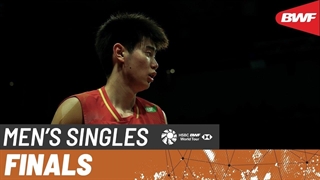 مسابقه فینال بدمینتون انفرادی مردان - Dong Tian Yao از چین درمقابل vs Alwi Farhan از اندونزی