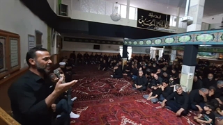 مرثیه سرایی و ذکر مصیبت کربلایی ابوالفضل مهدی زاده . محرم 1405 اخی جهان