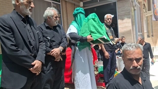 عزاداری سنتی ظهر عاشورا ( جنازه لر ) اخی جهان (1) ــ محرم 1405