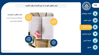 قالب پاورپوینت حرفه ای پایان نامه و پروپوزال – منودار با سبک پرزی | مینارو