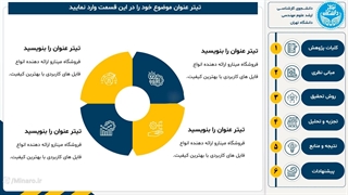 قالب پاورپوینت پروپوزال طرح مدرن ویژه دکتری (حرفه ای)