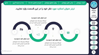 قالب پاورپوینت منودار پایان نامه عمومی