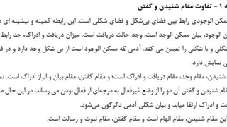 مقاله 01: تفاوت مقام شنیدن و گفتن | فصل 1 | ذهن وحیانی