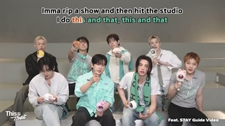 فن چنت آهنگ This & That از stray kids کپشن