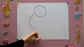 آموزش نقاشی کودکان (مرغ پرطلا)