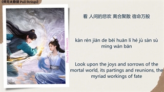 موزیک سریال چینی پارتی بازی愿与憾 (Wishes and Regrets) - 林凡Freya (Lin Fan)《师兄太稳健 Pull Strings》Chi/Eng/Pinyin lyrics