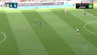خلاصه بازی آگزبورگ 3-0 شالکه